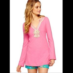 Lilly Pulitzer Emerson Long Sleeve Tunic Size S